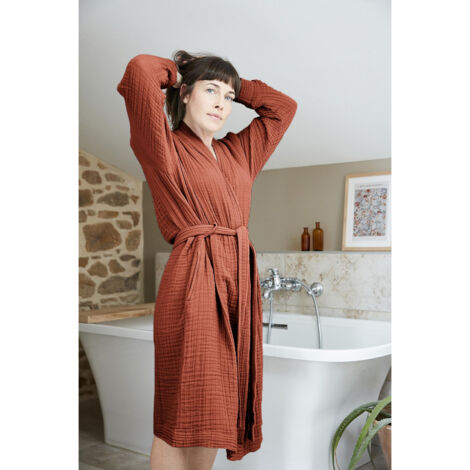 Peignoir de bain, linge de bain, douche | achat bio et éco-responsable