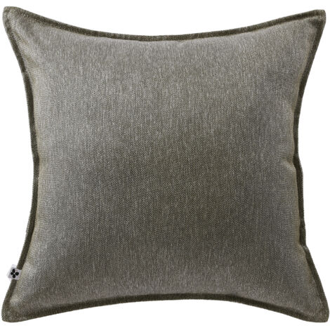 Housse de Coussin extérieur 60 x 60 cm - Naïa Vert kaki (1/3)