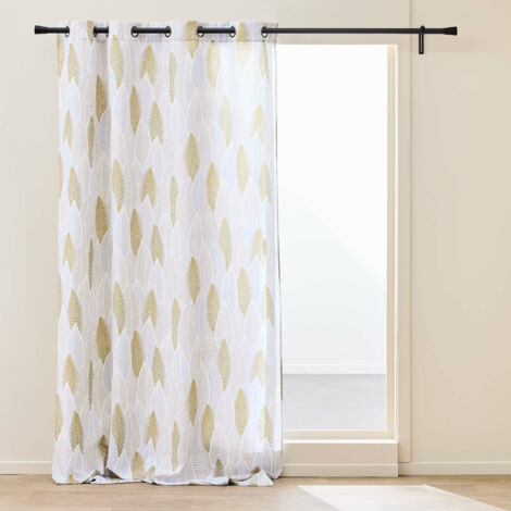 Rideau à œillets 140 x 260 cm – Polyester imprimé KIM (1/3)