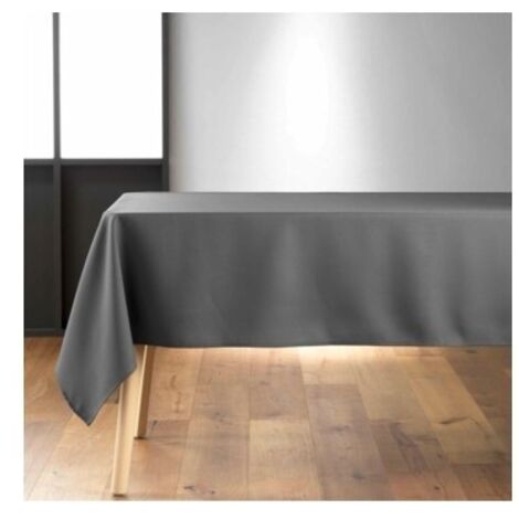 Nappe unie polyester Essentiel - 140 x 250 cm - Bleu - Livraison gratuite (1/3)