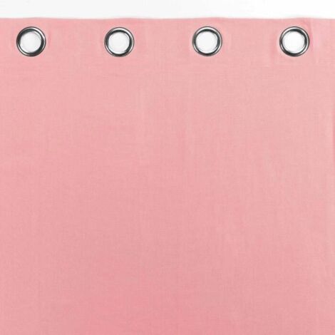 Rideau a oeillets 140 x 240 cm coton uni panama Dragee