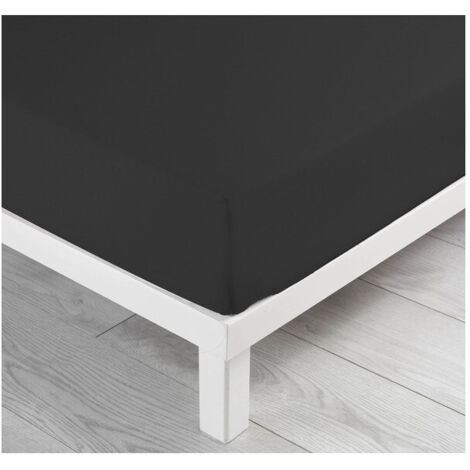 Douceur D'Intérieur – Drap housse 2 personnes 140x190 cm en 100% coton – Densité 57 fils/cm² – Bonnet 30 cm – Certifié Oeko-Tex® (1/6)