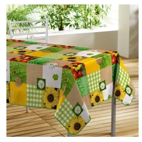 Nappe Rectangle 140 x 240 cm Patchfleur - PVC Photoprint - Livraison gratuite (1/3)