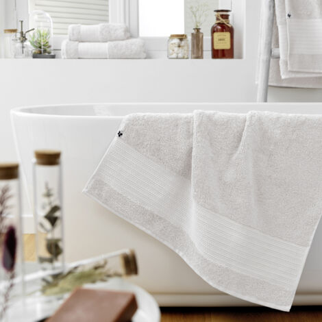 Serviette 70 x 130 cm garance chantilly Blanc (1/4)