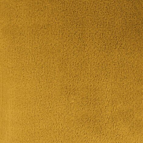Lot de 2 Rideaux grande hauteur occultant + isolant phonique polaire L140 x H280 cm Inuit Jaune