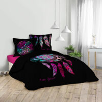 Parure housse de couette 260 x 240 cm Porte bonheur