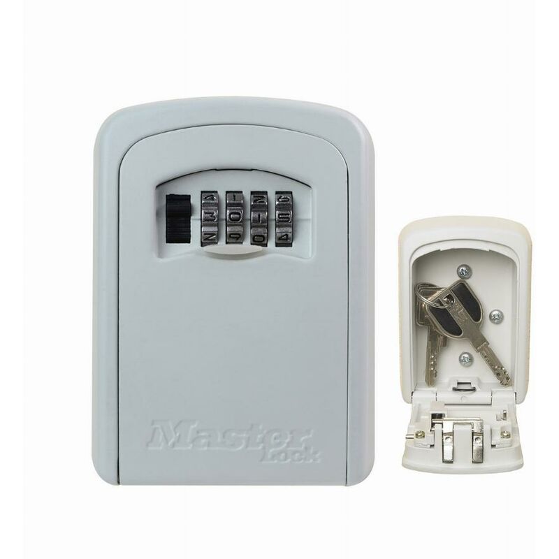 MASTER LOCK Schlüsseltresor - Weiß - Medium - Wandhalterung - - 5401EURD -  Schlüsselsafe