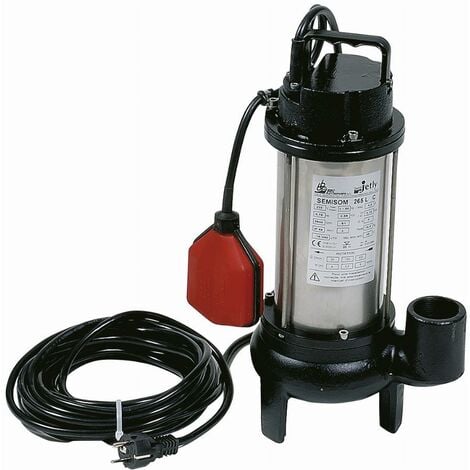Pumpe S. 265 AUT. Mono V. 10mt. JETLY für verschmutztes Wasser - 132038