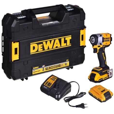 Schlagschrauber 1/2 XR 18V 2Ah li-ion brushless DEWALT Sicherheitsring - DCF921D2T-QW