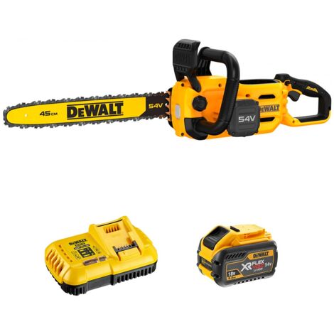 DEWALT 54-Volt-Akku-Kettensäge 45cm - 1 Akku 3.0 Ah 54V - DCMCS574X1-QW (1/10)