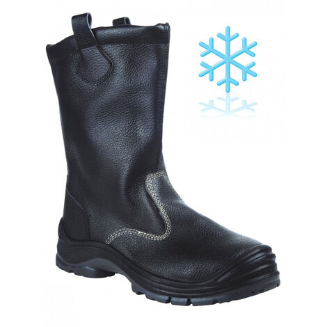 Gefütterter Stiefel SINGER Leder schwarz S3 SRC - Größe 40 - BREME (1/4)