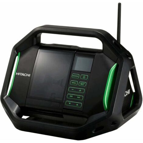 Baustellenradio HITACHI - HIKOKI 18V - Ohne Batterie und Ladegerät - UR18DSALW4Z