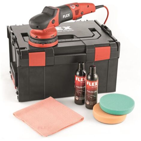 Exzenterschleifer mit Zwangsantrieb XCE 10-8 125 P-Set FLEX - in L-Boxx mit Zubehör - 447269