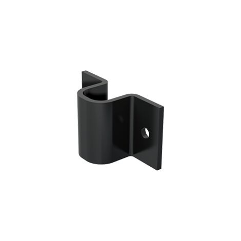 Schließblech mit Pfoten MANTION - 65x35x3 mm - Für Riegel 1316 - Schwarz verzinkter Stahl - 1316 GP