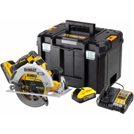 DeWALT Akku-Handkreissäge 18V DCS573H2T, 2x 5,0 Ah Powerstack und Ladegerät (1/5)