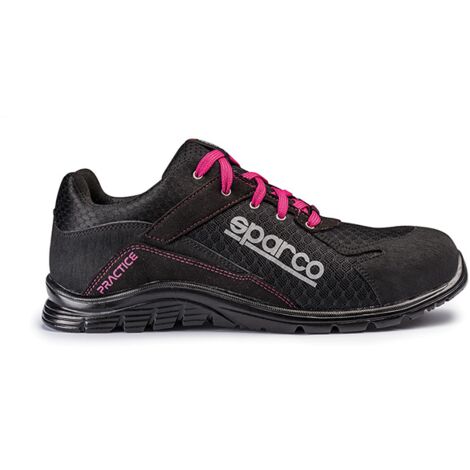 Sicherheitsschuh S24 SPARCO Pratice - Fuchsia-Schwarz - Größe 37 - 07517