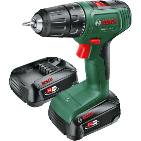 BOSCH Home and Garden EasyDrill 18V-40 Akku-Bohrschrauber – 18 V 2 Ah Li-Ion – 06039D8005