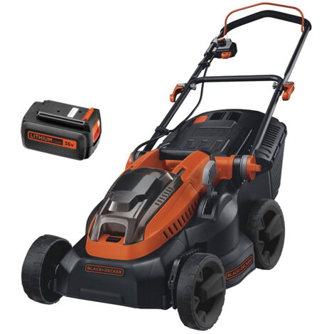38 cm 36 V Akku-Rasenmäher – BLACK+DECKER – mit 1 36 V 2 Ah Akku – Ladegerät – CLM3820L1-QW