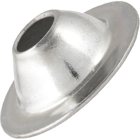 Distanzrosette aus weißem verzinktem Stahl - 24 mm - Packung mit 100 Stück - SCELL-IT - RC24 (1/3)