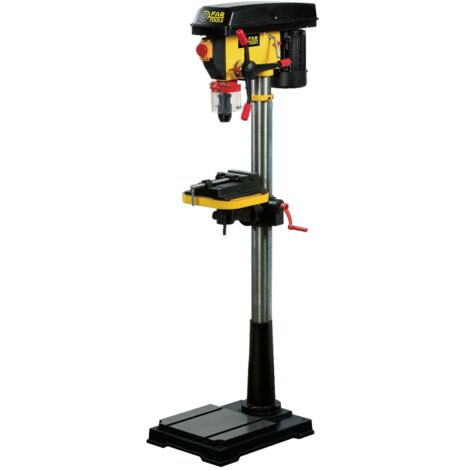 Säulenbohrmaschine DPC 35C - 750 W - Höhe 1580 mm - Schwanenhals 176 mm - Selbstspannendes Bohrfutter 16mm - FAR TOOLS - 111218