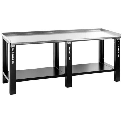 Werkbank 2 m - Oberseite verzinktes Blech - FACOM - WB2.2000GSPF