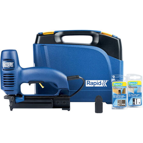 Elektrischer Heft- und Nagelpistole R606 für Heftklammern 606/12-25 mm - 8/15-25 mm - Koffer - RAPID-ISABERG - 10643015