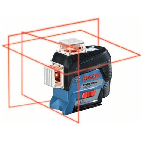 Linienlaser BOSCH GLL3-80C - Auto 3 Ebenen 30 m + BM1 L-BOXX - 0601063R02