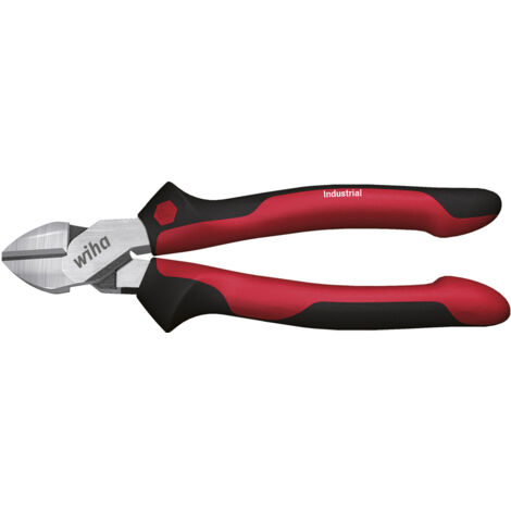 Wiha Seitenschneider 180mm - Industrial Mit DynamicJoint In Rot/schwarz