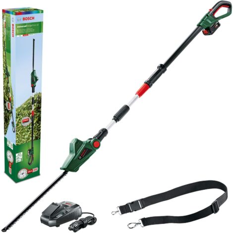 Bosch Akku Teleskop Heckenschere UniversalHedgePole 18 (1 Akku, 18 Volt System, Schwertlänge 43 cm)