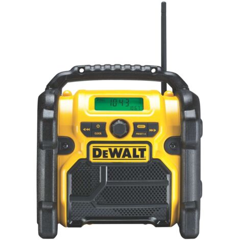 DeWALT DCR019 Akku Baustellenradio Radio FM-AM Netzanschluss oder Akku