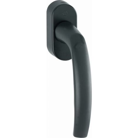 Drehkippgriff Atlanta Secustik 0530/US952 HOPPE - Vierkant variofit 9/19 mm Schraube 30/35mm - Schwarz matt 9714 - 11566413