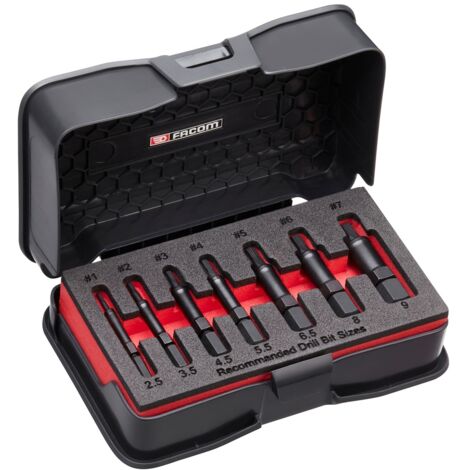 Set von Ausziehern für abgebrochene Schrauben und Bolzen FACOM - SXE.J7MGRPPB