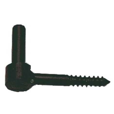 Scharnier Holzschraube Ø20 Kataphorese schwarz ING FIXATIONS - Schwanz 12x90 - A000780