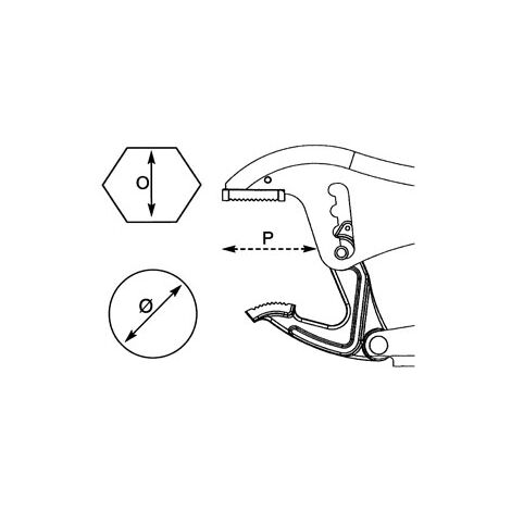Wilton Schraubzwinge 14256 – 6–1/16 Zoll Kieferöffnung, 4–1/8 Zoll Einlegetiefe, Stahl