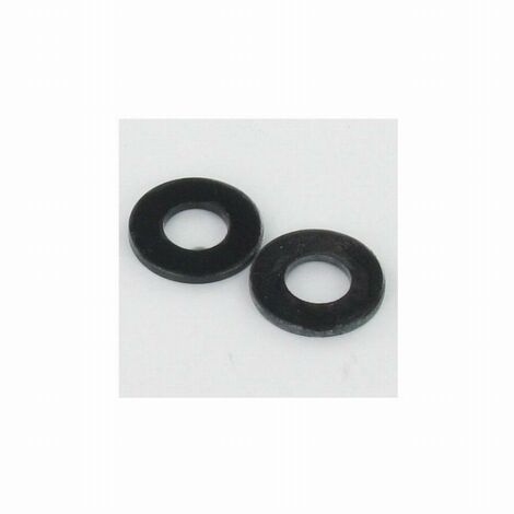 Unterlegscheibe Stahl TORBEL Schwarz verzinkt - M7 7.4 x 16 x 1.5 mm - Packung mit 200 Stück - 890107003F (1/2)