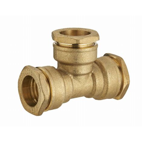 T-Stück Messing gleich für Polyethylenrohr NOYON & THIEBAULT - Ø 25 mm - 1731-25L1