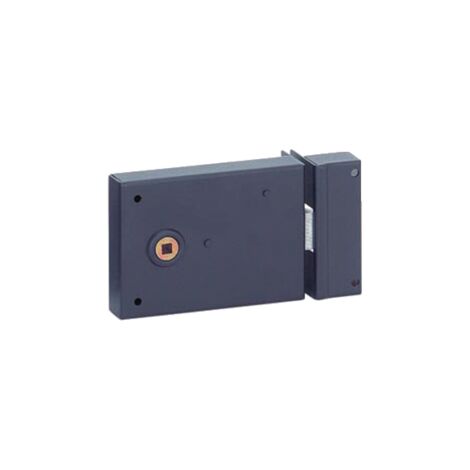 Türschloss Krähenschnabel horizontal umkehrbar schwarz epoxy 110x80 mm THIRARD C6 - 000110