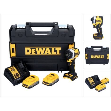 Ultrakompakter Schlagschrauber XR 18V 1.7Ah Li-Ion brushless Powerstack DEWALT - DCF850E2T-QW