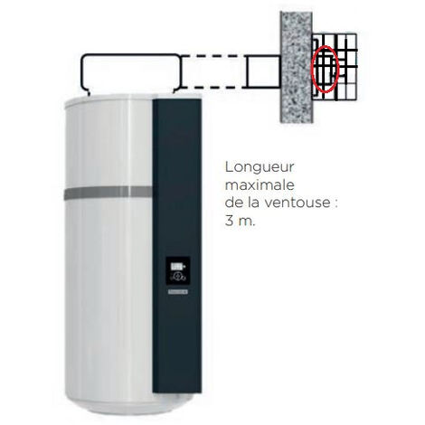 Horizontaler Saugnapf Aeromax 80/125 THERMOR - 354641