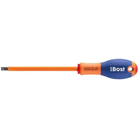 Schraubendreher BOST Elektriker - Flachklinge Expert isoliert 1000V - 2,5 X 50 mm - 626000