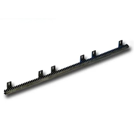 Came – Zahnstange kunststoffummantelt mit Stahlkern Modul 4 – Rack 1m für Tore bis 300kg – Präzise Befestigung mit Löchern und Abstandshaltern (1/3)
