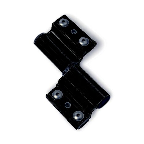 Schweres Türband Alu FAPIM - schwarz ral 9005 - für Satz von 17 - 5681/37 (1/3)