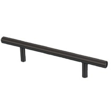 Stangengriff B.192 EA 128 mm DESIGN MATT Edelstahl mattschwarz - DM003.IN.12.128.4