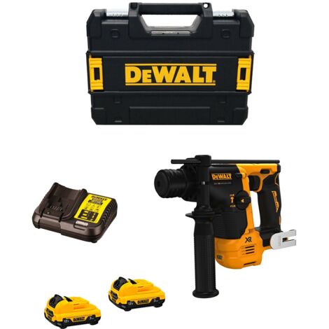 Ultrakompakter Bohrhammer DEWALT SDS-Plus XR 12V - 2 x 3Ah Batterien - DCH072L2-QW