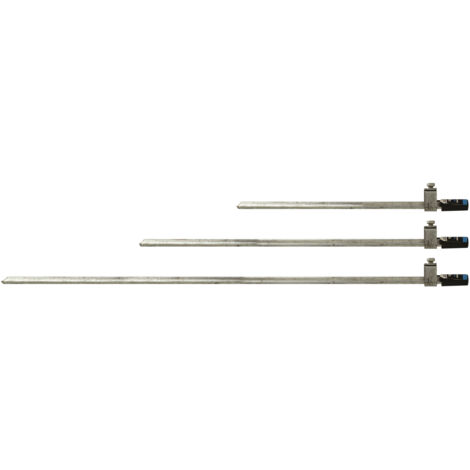 Erdpfahl Kleeblatt 1m Ø16 mm + SCELLIT-Verbinder - PTT10