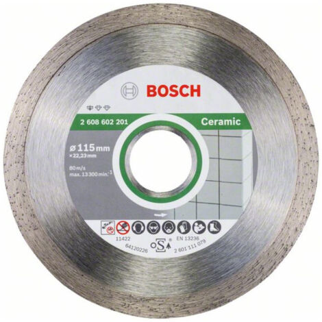 Standard-Keramik-Diamant-Trennscheibe 115x2223x16x7 BOSCH 2608602201