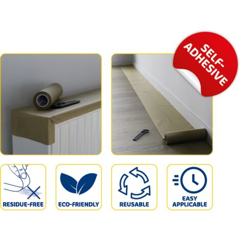 Selbstklebendes Abdeckpapier HPX für schnelles Abdecken - 148 mm x 30 m - CP1530