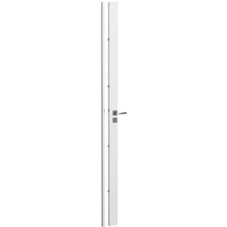 Schloss PROTECTIVE 41 HDI+ 4-Punkt GA 65x35 Schraube 70 ASSA ABLOY 4 Schlüssel - Weiß Muze Chrom Velours - Rechts - 28467000 (1/4)