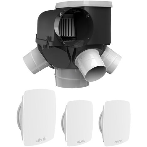 ATLANTIC VMC SF Autocosy Selbstregulierendes Set 4 Sanitäranlagen + 3 Auslässe - 412288