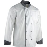 Arbeitsjacke für die Küche ML MEDAILLON C2 - WEISS/GRAU L - 4